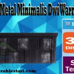 JUAL GENTENG METAL MINIMALIS DWI WARNA TERMURAH TERBARU