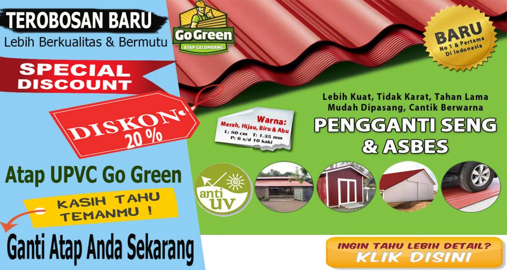 beli atap upvc