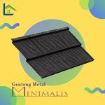 Genteng Metal Minimalis Elegant Ebony Black Tebal 0,30 mm