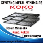 JUAL GENTENG METAL MINIMALIS KOKO ROOF TERMURAH