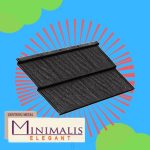 Genteng Metal Minimalis Elegant Ebony Black Tebal 0,40 mm