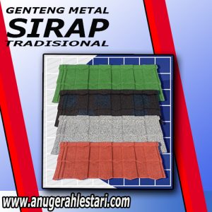 Jual Genteng Metal Multi Sirap Rainbow Termurah Terbaru