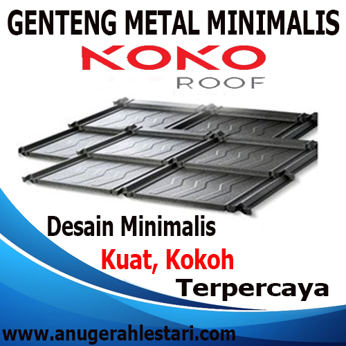 Jual Genteng Metal Minimalis Koko Roof Termurah